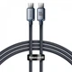 Кабель Baseus Crystal Shine Series Fast Charging Data Cable Type-C to Type-C 100W 2m CAJY000701&nbsp;Black - зображення 1