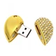 Флешка 32GB USB 2.0 "Сердце Gold" - изображение 2