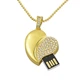 Флешка 32GB USB 2.0 "Сердце кулон" - изображение 3
