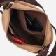 Сумка мессенджер через плечо мужская Vintage leather-22205 Коричневая - изображение 9