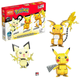 Конструктор Mattel Mega Construx Pokemon Trio (Pichu, Pikachu, Raichu) 621 деталь (887961971552) - зображення 2