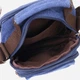 Сумка планшет через плечо мужская Vintage leather-22221 Синяя - изображение 7