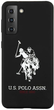 Панель U.S. Polo Assn Silicone Logo для Samsung Galaxy S21 Plus Black (3700740497180) - зображення 1