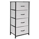 Комод побутовий LUMINARIA PERFECT GRAY 4B (органайзер для зберігання речей та одягу) - изображение 1