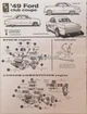 Сборная модель 1949 Ford Coupe The 49´er AMT (1359) - изображение 13