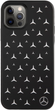 Etui Mercedes Silver Stars Pattern do Apple iPhone 11/Xr Black (3666339013301) - obraz 1