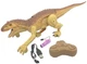 Динозавр бігає гарчить пускає пар Dinosaur великий інтерактивний на пульті радіокерування на акумуляторі - зображення 8