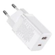 Сетевое зарядное устройство Baseus Super Si Pro Quick Charger USB QC3.0 Type-C PD3.0 30W White (CCSUPP-E02) - изображение 2