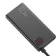 Зовнішній акумулятор Power Bank Baseus Adaman Digital Display 20000 mAh 22.5 W 2*USB 1*Type-C Black (PPAD000101) - зображення 5