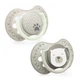 Силиконовая пустышка динамическая (6-18 мес.) LOVI Buddy Bear 2 шт (5903407228655) - изображение 2