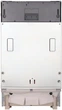 Посудомоечная машина Hotpoint HSIO3O23WFE встраиваемая, 10компл., A++, 45см, дисплей, 3я корзина, белый - изображение 11