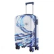 Чемодан маленький под ручную кладь Semi Line 20" (S) Polycarbonate/ABS-Plastic White/Blue Print (T5653-1) - изображение 1