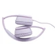 Дротові накладні наушники HOCO W21 Graceful Charm Wire Control Headphones Purple - изображение 5