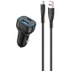Автомобильное зарядное устройство SkyDolphin SZ19V PD 20W + QC3.0 20W Black (AZP-000105) + кабель microUSB - изображение 1