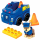 Klocki konstrukcyjne Mega Bloks Paw Patrol Radiowóz patrolowy Chase'a 10 elementów (194735024315) - obraz 3