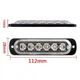 Стробоскоп-мигалка 6 LED 12-24V з пультом керування 4 шт. синій (проблисковий маячок) - зображення 6