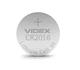 Батарейкаи літієві Videx CR2016 5шт BLISTER CARD - изображение 3