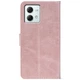 Чохол-книжка Crazy Horse Clasic для Motorola G84 Rose Gold (Front) (50572) - изображение 3