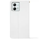 Чохол-книга Crazy Horse Clasic для Motorola G84 White (Strong) (50571) - зображення 3