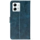 Чохол-книжка Crazy Horse Clasic для Motorola G84 Dark Blue (Front) (50578) - изображение 3