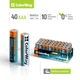Батарейки ColorWay Alkaline Power лужні AAA (40 шт.) colour box (CW-BALR03-40CB) - изображение 2