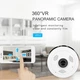 Панорамная он-лайн IP камера WiFi Шайба UKC V380 White (CAM_3708) - изображение 4