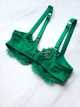 Бюстгальтер кружевной с камушками на шлейках Victoria's Secret Зеленый А-827 36C/C80 - изображение 5