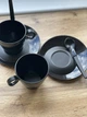 Кофейные чашки Tupperware (набор из 2шт по 180мл) с блюдцами и ложками - изображение 2
