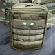 Рюкзак 10 л на плитоноску Cordura 1000D / Ранець з системою кріплення MOLLE койот - зображення 2