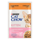 Вологий корм Purina Cat Chow для кошенят з індичкою та цукіні, ніжні шматочки в желе 78шт*85г - зображення 6