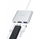 HUB USB Hoco HB14 Картридер Type-C-to-USB3.0/HDMI/PD/3A/67W/0.15М Білий - зображення 3