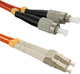 Patchcord światłowodowy Qoltec LC/UPC - FC/UPC Multimode 50/125 OM2 Duplex 2 m Pomarańczowy (5901878540566) - obraz 1