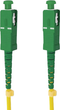 Patchcord światłowodowy Qoltec SC/APC - SC/APC Singlemode 9/125 G652D Simplex 1 m Żółty (5901878542812) - obraz 2