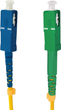 Patchcord światłowodowy Qoltec SC/APC - SC/UPC Singlemode 9/125 G652D Simplex 1 m Żółty (5901878542898) - obraz 2