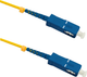 Patchcord światłowodowy Qoltec SC/UPC - SC/UPC Singlemode 9/125 G652D Simplex 3 m Żółty (5901878542997) - obraz 1