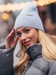 Шапка женская Dressa 64 494 One Size Голубая (2000406076256_D) - изображение 2