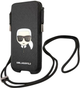 Etui-torba Karl Lagerfeld Saffiano Ikonik Karl`s Head Black (3666339018610) - obraz 2