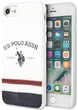 Панель U.S. Polo Assn Tricolor Pattern Collection для Apple iPhone 7/8/SE 2020/SE 2022 White (3700740475881) - зображення 1