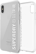 Etui Superdry Snap do Apple iPhone X/Xs Clear Case White (8718846079686) - obraz 1