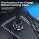 Автомобильное зарядное устройство Toocki 50W qc3.0+PD (1 Type-C + 1 USB) с кабелем - изображение 7