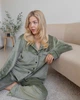 Пижама велюр Jeny на пуговицах Фисташковый M - изображение 2
