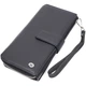 Гаманець клатч унісекс з натуральної шкіри для карток та купюр ST Leather bg194fash32 Чорний - зображення 8
