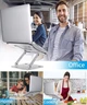 Підставка для ноутбуків та планшетів Stabletron N16 Aluminum Laptop Stand для MacBook, стенд з алюмінієвим сплавом, підвищена стійкість до ноутбуків до 17 дюймів, доладна конструкція з регулюванням по висоті (колір siilver) - изображение 2