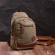 Сумка-рюкзак мужская 4.5 л Vintage leather-22174 Оливковая - изображение 7