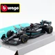 Коллекционная модель Bburago Mercedes W14-63 из металла (масштаб 1:43) black - изображение 2