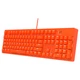 Механічна клавіатура Ajazz DKM-150 (104 клавіші, Red switches, Orange) - зображення 3