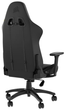 Крісло геймерське Corsair TC-100 Relaxed Leatherette Black (CF-9010050-WW) - зображення 7