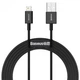Кабель Baseus Superior Series Fast Charging Data Cable USB to Lightning 2.4A 2m Black (CALYS-C01) - изображение 1
