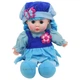Мягкая игрушка кукла LOVELY DOLL ChenRui Toys плюшевая звук голубой 30 см 255224453 - изображение 1