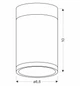 Точковий світильник Candellux 2284262 TUBA - зображення 3